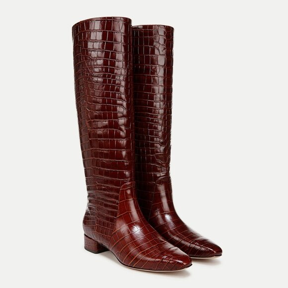 Veronica Beard Shoes - NWOB Veronica Beard CECILE CROC-EMBOSSED TALL BOOT Boots 9